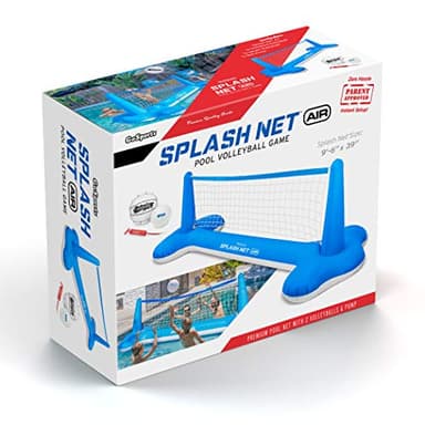 GoSports Splash Net Air, Inflatable Pool Volleyball Game - Includes Floating Net, Water Volleyballs and Ball Pump - Image 6