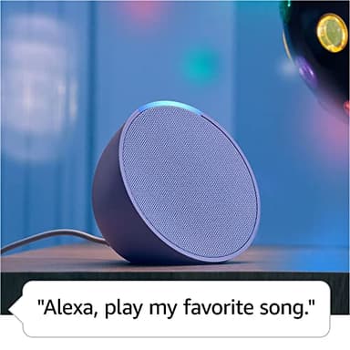 Amazon Echo Pop (newest model), Our smallest Alexa speaker, Fits in any room, Midnight Teal - Image 2