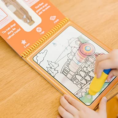 Melissa & Doug On The Go Water Wow! Mess Free Coloring Book, Reusable Water-Reveal Activity Pad, Vehicles, Travel Toys, Party Favors, for Toddlers & Kids Ages 3+ - FSC Certified - Image 9