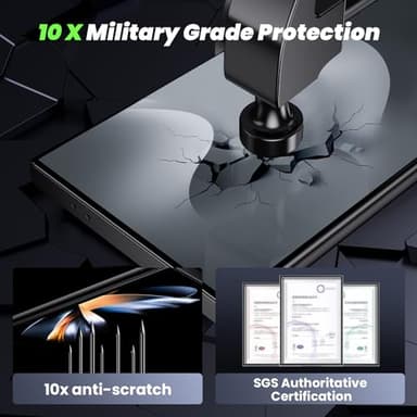 WSKEN for Samsung Galaxy S24 Ultra Privacy Screen Protector Tempered Glass [24° Anti-Spy] [Zero Bubble] [Auto Dust-Remove] [Support Fingerprint Unlock] Anti Glare HD 9H 6.8 inch - 2 Pack - Image 6