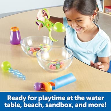 Learning Resources Sand & Water Fine Motor Set - Fidget Toys, Water Bin Play, Toddler Daycare Essentials Games Tools , Homeschool and Preschool, Montessori for Kids, Gifts for Boys and Girls - Image 5