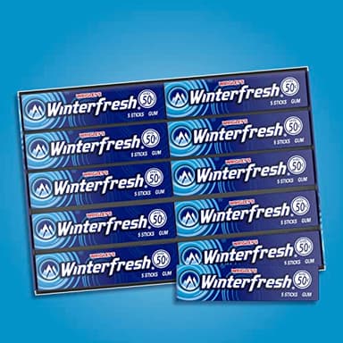 Winterfresh Wrigley's Chewing Gum Bulk Pack, 5 Sticks Per Pack (Pack of 40) - Image 4