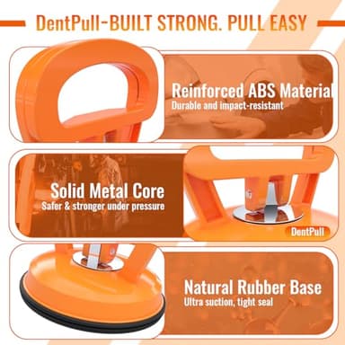 Dent Puller – Multi-Use Car Dent Puller Tool Kit, 10-in-1 Suction Cup Dent Remover for Vehicle Repair, Glass, Tile & Object Lifting - Image 2