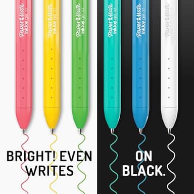 Paper Mate InkJoy Gel Pens Ultimate Pack, Retractable Pens, Featuring Classic, Bright!, and Metallic Pens, Assorted, 30 Count - Image 4