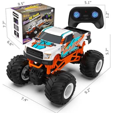 Kidcia 1:16 Scale RC Monster Truck - 2.4GHz All Terrain Car for Kids 4-12, 20 Km/h Off Road RC Truck, Christmas or Birthday Gift - Image 6