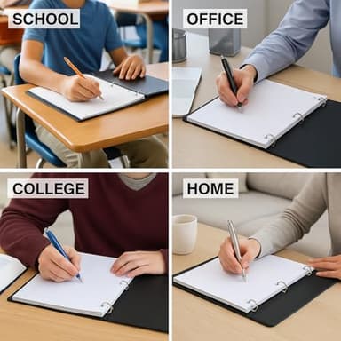 WritePads Loose Leaf Notebook Paper, 8"x10-1/2" Wide Ruled Lined Paper, Bulk Filler Paper, 3 Hole Punched For 3 Ring Binder, 150 Sheets/Pack, 24PK Per Carton, 3600 Sheets, Made In USA - Image 4