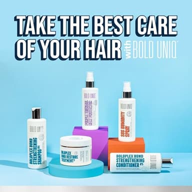 BoldPlex Hair Mask - Deep Conditioner For Dry, Damaged Hair - Mascarilla Para El Cabello - Helps Repair & Nourish Curly, Bleached, or Frizzy Hair - 6.76 Fl Oz - Image 9