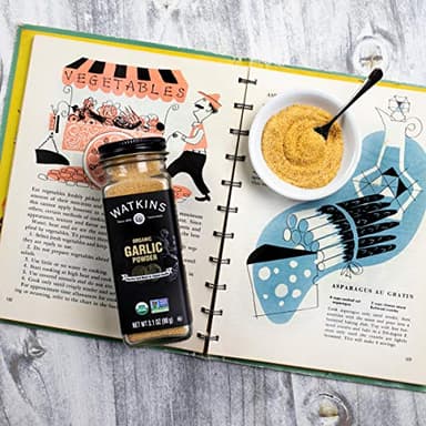 Watkins Gourmet Organic Spice Jar, Garlic Powder, 3.1 Ounce Jar, 3 Count - Image 4
