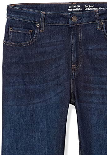 Amazon Essentials Women's Mid-Rise Stretchy Slim Bootcut Jean - Discontinued Colors, Dark Wash, 20 Long - Image 7