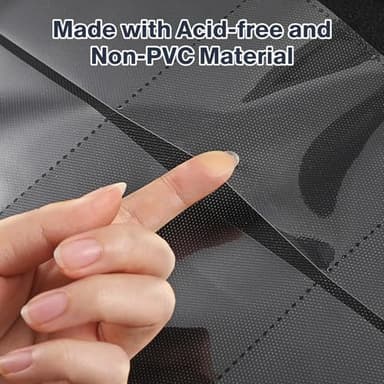 Toploader Binder, Holds 360 Toploaders, 100 Toploaders INCLUDED, 9-Pocket PU Cover Top Loader Binder for 3" x 4" Rigid Toploaders, Ringless Double-Sided Toploader Card Binder for TCG, Sport Cards - Image 5