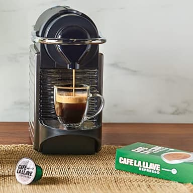 Cafe La Llave Espresso Pods: 40 Recyclable Aluminum Pods, Intensity 11 Dark Roast Latin-Style Coffee, Compatible with Nespresso Original Line Machines - Bold, Rich Flavor - Image 6