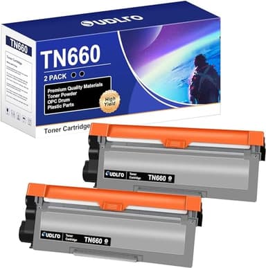 SUDLTO Compatible Toner Cartridge Replacement for TN660 TN630 TN-630 TN-660 Use for HL-L2300D HL-L2380DW HL-L2320D DCP-L2540DW HL-L2340DW HL-L2360DW HL-L2305W (2 Black) - Image 1