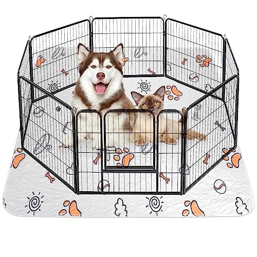 Washable Pee Pads for Dogs, Extra Large 72"x72" Super Absorbent Reusable Training Dog Pads, 100% Waterproof Non-Slip Dog Mat for Training, Whelping, Housebreaking, Incontinence, for Playpen, Crate - Image 1