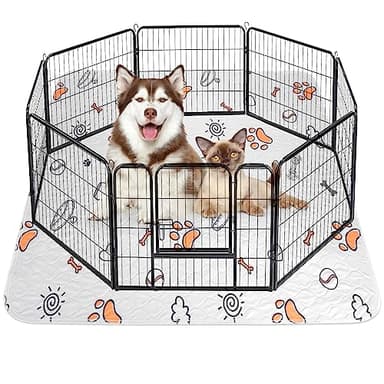 Washable Pee Pads for Dogs, Extra Large 72"x72" Super Absorbent Reusable Training Dog Pads, 100% Waterproof Non-Slip Dog Mat for Training, Whelping, Housebreaking, Incontinence, for Playpen, Crate - Image 1