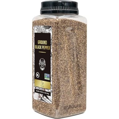 Soeos Table Ground Black Pepper, 18 oz (510g) Non-GMO, Freshly Peppercorn Powder Bulk, Packed to Keep Peppers Fresh, Ready to Use Peppercorns for Refill, Regular - Image 8