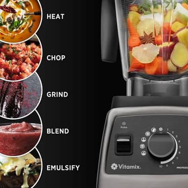 Vitamix, Pearl Grey, Series 750 Blender, Professional-Grade, 64 oz. Low-Profile Container - Image 7