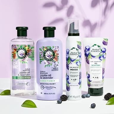 Herbal Essences Curl Boosting Mousse, Frizz Control for Curly & Wavy Hair, Long-Lasting Hold with Berry Scent, Paraben & Dye-Free, Cruelty-Free, 6.8 Fl Oz Each, 3 Pack - Image 11