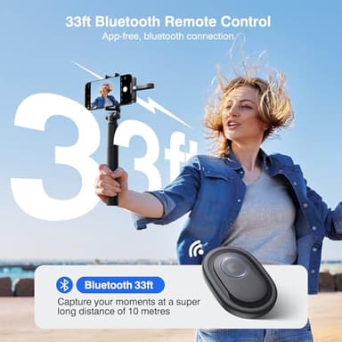 Vlog Selfie Monitor Screen, Magnetic Phone Vlog Selfie Monitor Screen 4K 60fps Bluetooth Remote, Back Camera Monitor for Vlog Live Stream TikTok, Compatible with iPhone & Android - Image 7