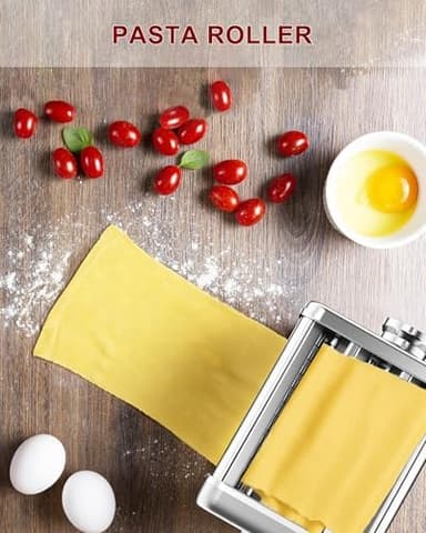 3IN1 Pasta Maker Attachment for All KitchenAid Mixers, Kitchen aid Pasta Attachment Includes Pasta Sheet Roller, Spaghetti Cutter & Fettuccine Cutter, with Cleaning Brush - Image 5