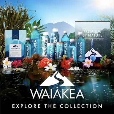 Waiākea - Hawaiian Volcanic Water - Naturally Alkaline Water - pH Range 7.6 to 8.2 - All Natural Minerals & Electrolytes - 100% Recycled Water Bottles - Bottled Water 24 Pack - 10.14 Fl Oz, 330 mL - Image 6