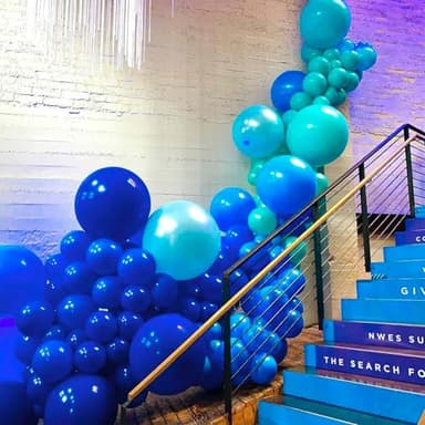 PartyWoo Royal Blue Balloons 100 pcs 12 Inch Matte Dark Blue Latex Balloons for Graduation Independence Day Memorial Day Baseball Baby Shower Gender Reveal Birthday Party Decorations Blue-Y59 - Image 5