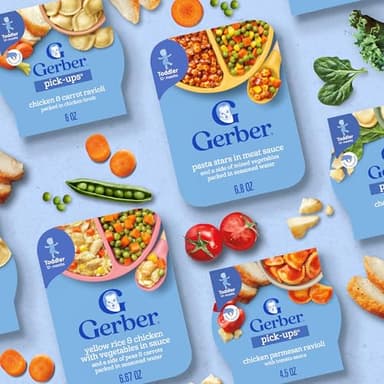 Gerber Mealtime for Toddler Macaroni & Cheese with Side of Seasoned Peas & Carrots, 6.6 Ounce (Pack of 8) - Image 8