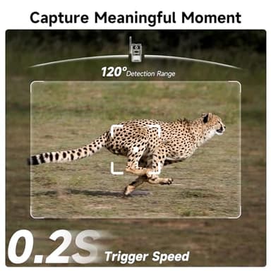 TKENPRO Trail Camera Unlimited Data Plan Cellular Trail Cameras 2K Live Feed - Image 3