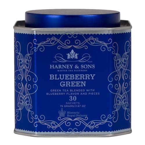 Harney & Sons Blueberry Green Tea | 30 sachets, Historic Royal Palaces Collection - Image 1
