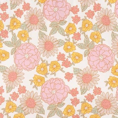 Gerber Baby Girls' Toddler Short-Sleeve and Sleeveless Dress Set, Retro Floral - Image 4