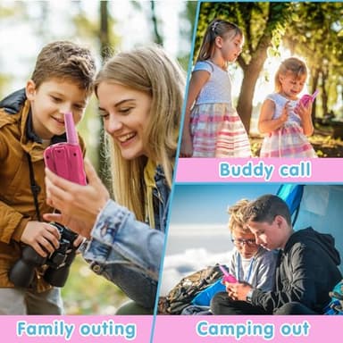 Selieve Toys for 3-12 Year Old Girls Boys, Walkie Talkies for Kids 22 Channels 2 Way Radio Toy with Backlit LCD Flashlight, 3 Miles Range for Outside, Camping, Hiking - Image 4