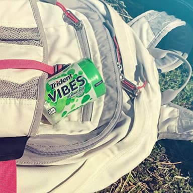 Trident Vibes Spearmint Rush Sugar-Free Chewing Gum, 4 Bottles of 40 Pieces (160 Total Pieces) - Image 6