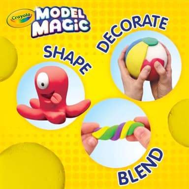 Crayola Model Magic White, Modeling Clay Alternative, Reusable Sculpting Material, Air Dry, Kids Arts & Crafts Supplies, 2lb Bucket, Classroom Must Have - Image 6