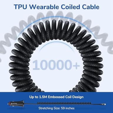 [Apple MFi Certified] Syncwire iPhone Car Charger 32W Super Fast Car Phone Charger Cigarette Lighter USB Car Adapter with Build-in 5FT Coiled Lightning Cable for Apple iPhone 14/13/12/11/XR/Max, iPad - Image 5