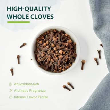 Soeos Whole Cloves 4 oz, Gluten Free, Non GMO, Kosher, Fresh Hand Picked Cloves, Great for Food and Tea - Image 9
