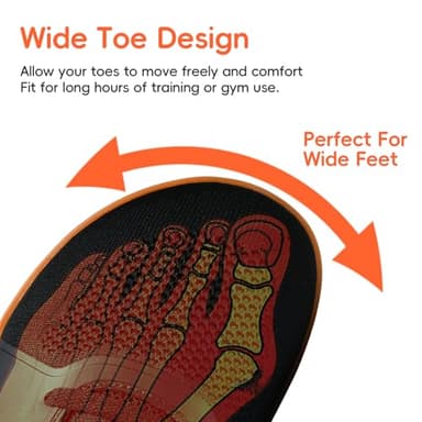 ABCDZZ Barefoot Shoes for Women Wide Toe Box Minimalist Sneakers Zero Drop Sole Lightweight Trail Running Shoes, Black, 9W - Image 4