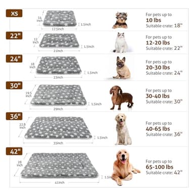 Mora Pets Cat Bed Dog Crate Pad Ultra Soft Pet Bed with Cute Star Print Washable Crate Mat for Small Dogs and Indoor Cats Reversible Fleece Dog Kennel Pad Cat Carrier Mat 14 x 17.5 inch Grey - Image 2