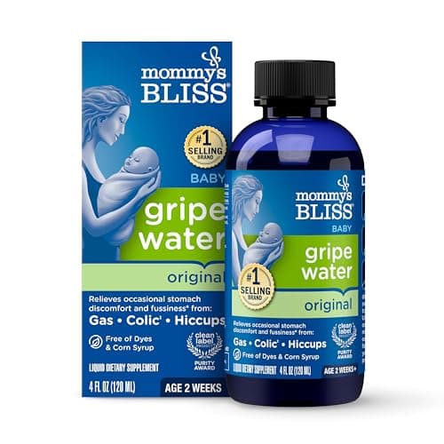 Mommy's Bliss Gripe Water Original, Infant Gas & Colic Relief, Gentle & Safe, 2 Weeks+, 4 Fl Oz (Pack of 1) - Image 1