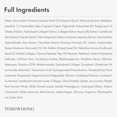 TOSOWOONG Real Collagen Fit, Hydrolyzed Collagen Wrapping Mask, Peel Off Facial Mask for elasticity, Hydrating, Glow, Glass Skin, Face Moisturizer, Self Care, Korean Skin Care, 50ml, 1.69 fl. oz. - Image 7