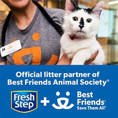 Fresh Step Clumping Cat Litter, Multi-Cat, Long Lasting Odor Control Kitty Litter with Activated Charcoal, Low Dust Formula, 14 lb - Image 10