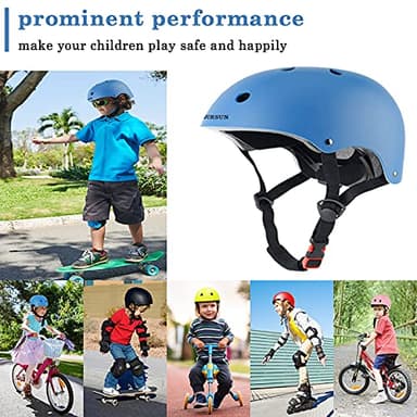 BURSUN Kids Bike Helmet Ventilation & Adjustable Toddler Helmet for Ages 2-3-5-8 Kids Boys Girls Multi-Sport Helmet for Bicycle Skate Scooter, 5 Colors - Image 7