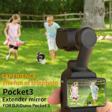 2X Magnification Lens for Pocket 3, Long Distance Photography Telephoto Lens, Portable Magnetic Lens Filter for Pocket 3 - Image 6