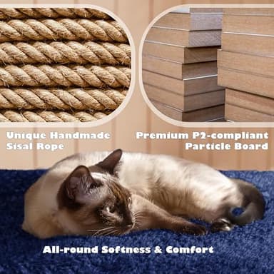 Yaheetech 54in Cat Tree Tower Condo Furniture Scratch Post for Kittens Pet House Play - Image 7