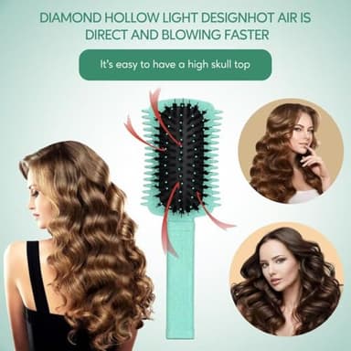 Curly Hair Brush Defining, Volume Curl Defining Brush for Effortlessly Detangling Shaping and Styling Women's Curls, Waves & Coils, Curly Hair Products, Reduce Frizz - Image 3