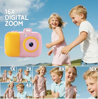 Instant Camera for Kids with Print Paper, 1080P HD Kids Camera Instant Print with 32GB SD Card, Girls Toys for Ages 5-7, Birthday Gifts for 5 6 7 8 9 Year Old Girls - Image 7