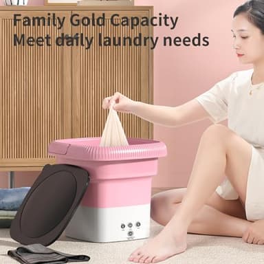 Portable small washing machine,13L Capacity Foldable Mini Washer - Image 4