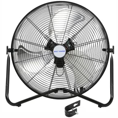 BILT HARD 20" High Velocity Floor Fan, 4600 CFM 3-Speed Industrial Shop Fan with Wall-Mounting System, Heavy Duty Metal Fan for Workshop, Garage and Warehouse - Image 1
