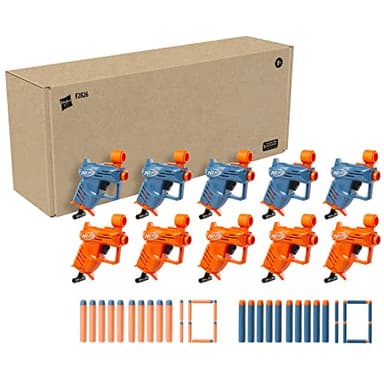 NERF Elite Ace SD-1 Party Pack, 10 Blasters, 20 Darts, 8 Year Old Boys & Girls & Up (Amazon Exclusive) - Image 10