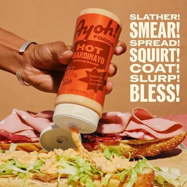 Ayoh Foods, Mayo Gone Wild, Made by Molly Baz - Easy to Squeeze, Perfect for; Sandwiches, Burgers, Fries, Nuggets, Wraps & Dips (2 Pack, Starter Pack) - Image 5