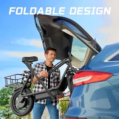 Electric Scooter with Seat, MAX 27 Miles Long Range - Image 9