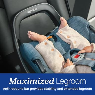 Chicco KeyFit Max Infant Car Seat Base, Stay-in-Car Base for Second Vehicle, Compatible with Chicco KeyFit, KeyFit 30, KeyFit 35 and KeyFit Max Infant Car Seats | Anthracite/Grey - Image 2